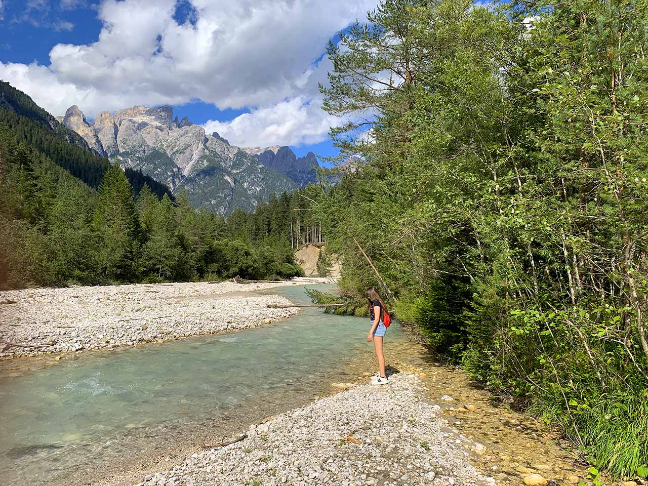 Torrente Ansei nei pressi di PraLongo