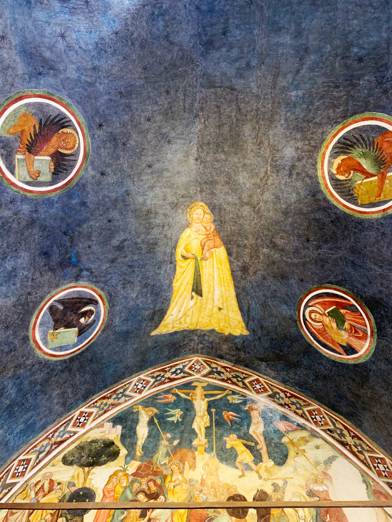 Vigo di Cadore - chiesa di Sant'Orsola - affreschi interni