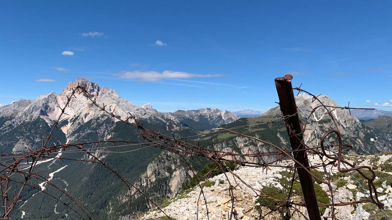 Monte Piana - filo spinato