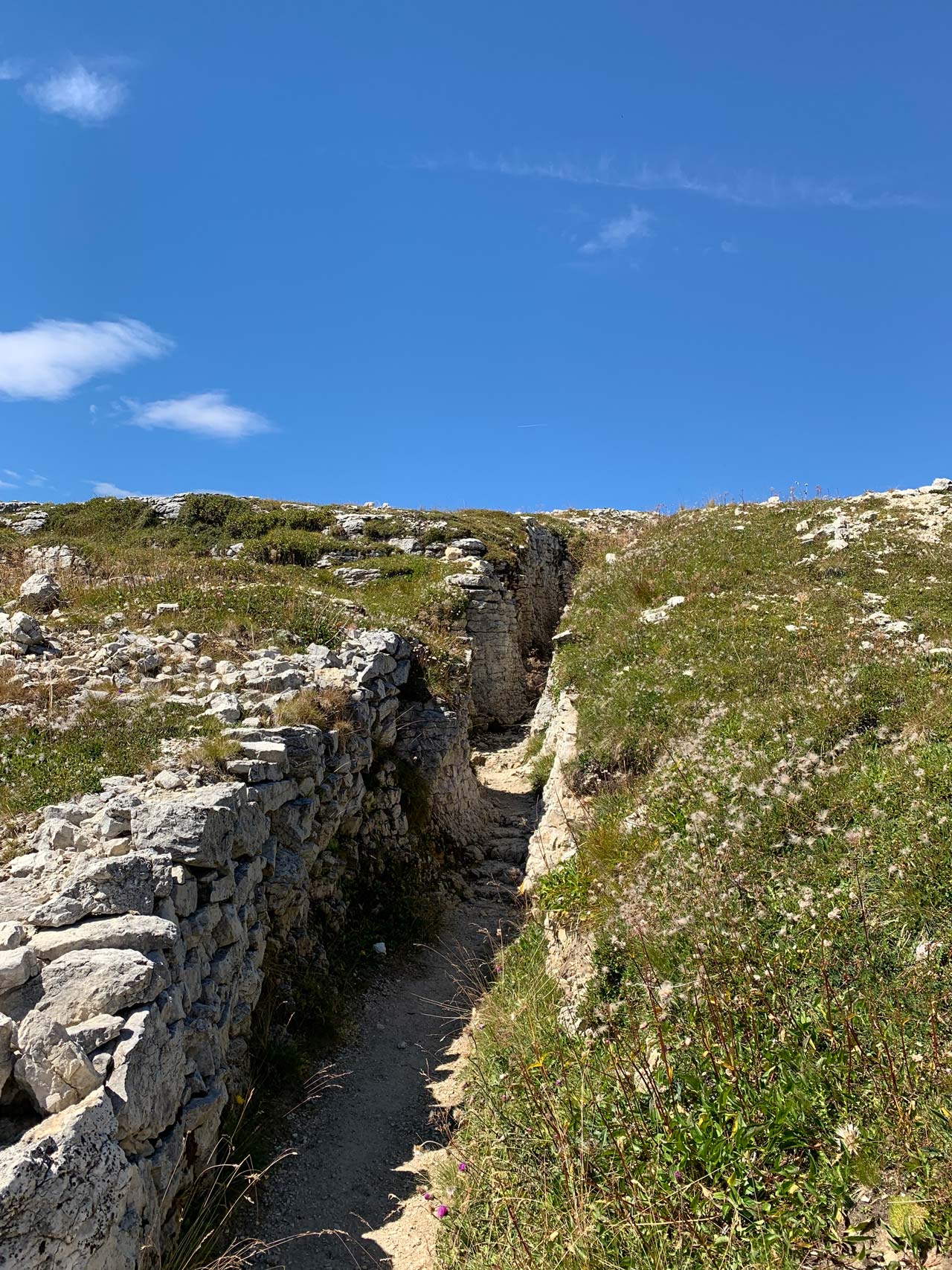 Monte Piana - trincea italiana