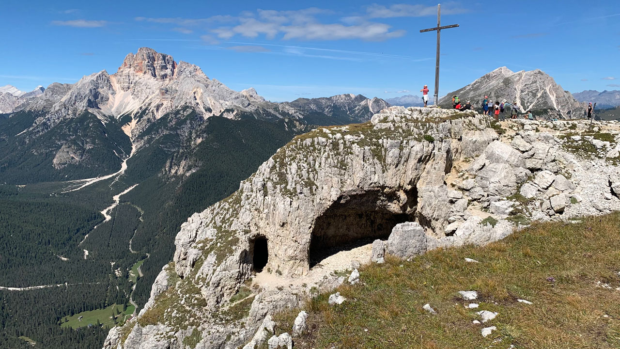 Monte Piana - versante nord verso la Val Pusteria
